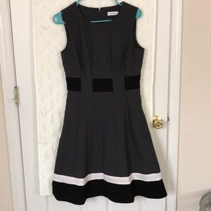 Calvin Klein Gray Dress Size 4